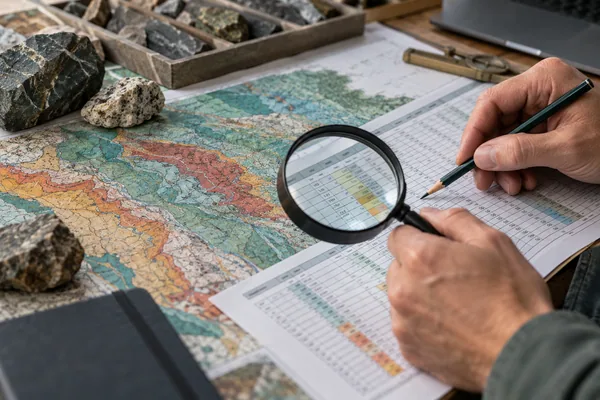 Map and assay tables undergoing quality review